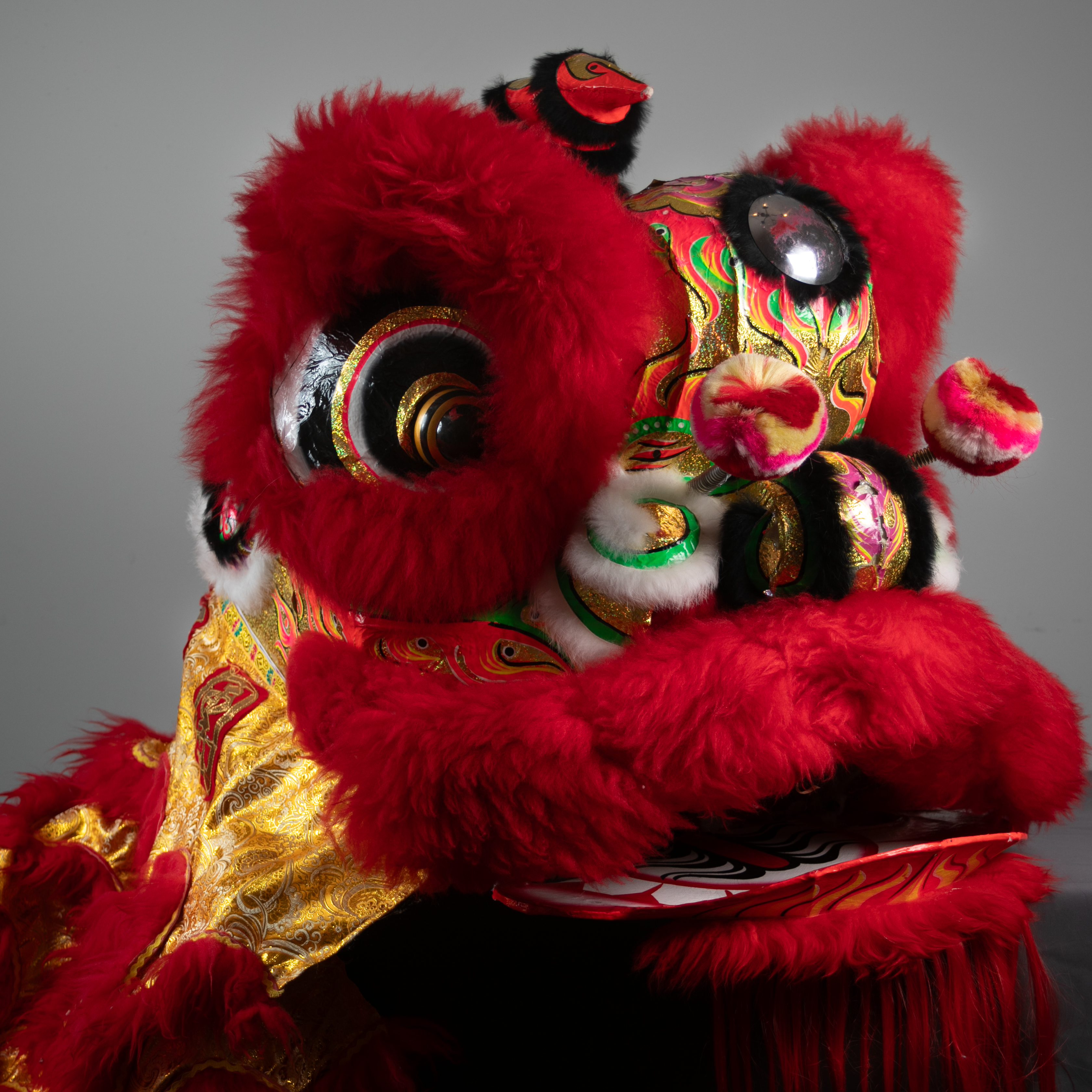 lion picture B Red/Gold